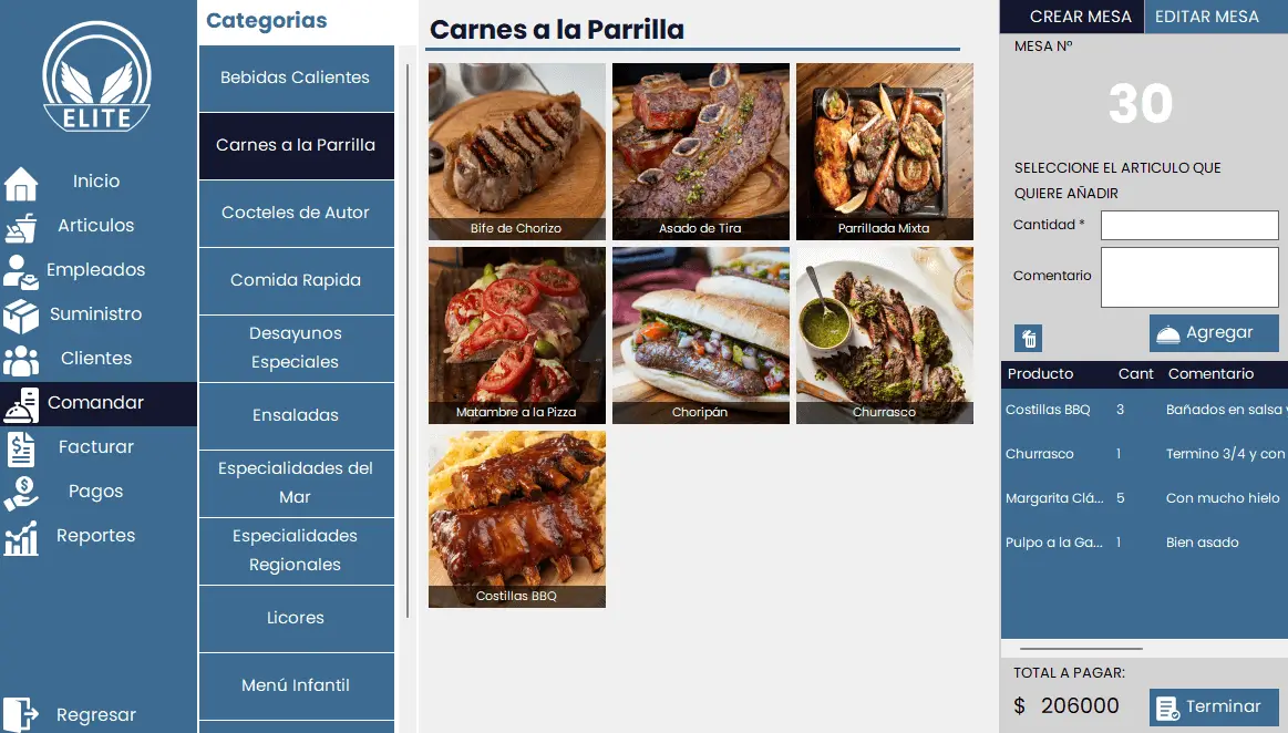 Comprehensive Restaurant Billing System