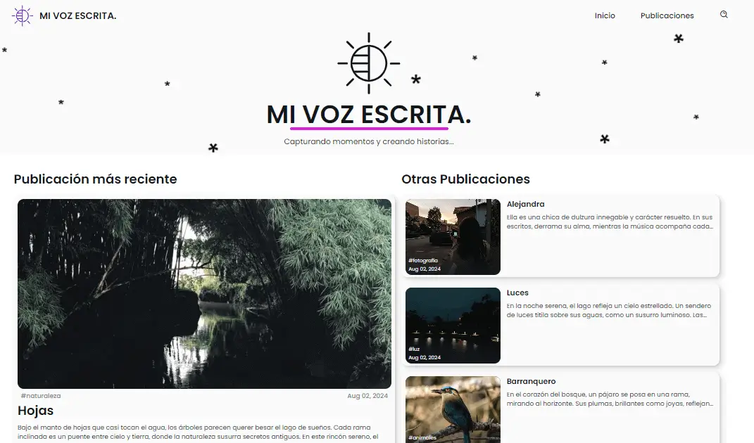 Interactive Blog Platform